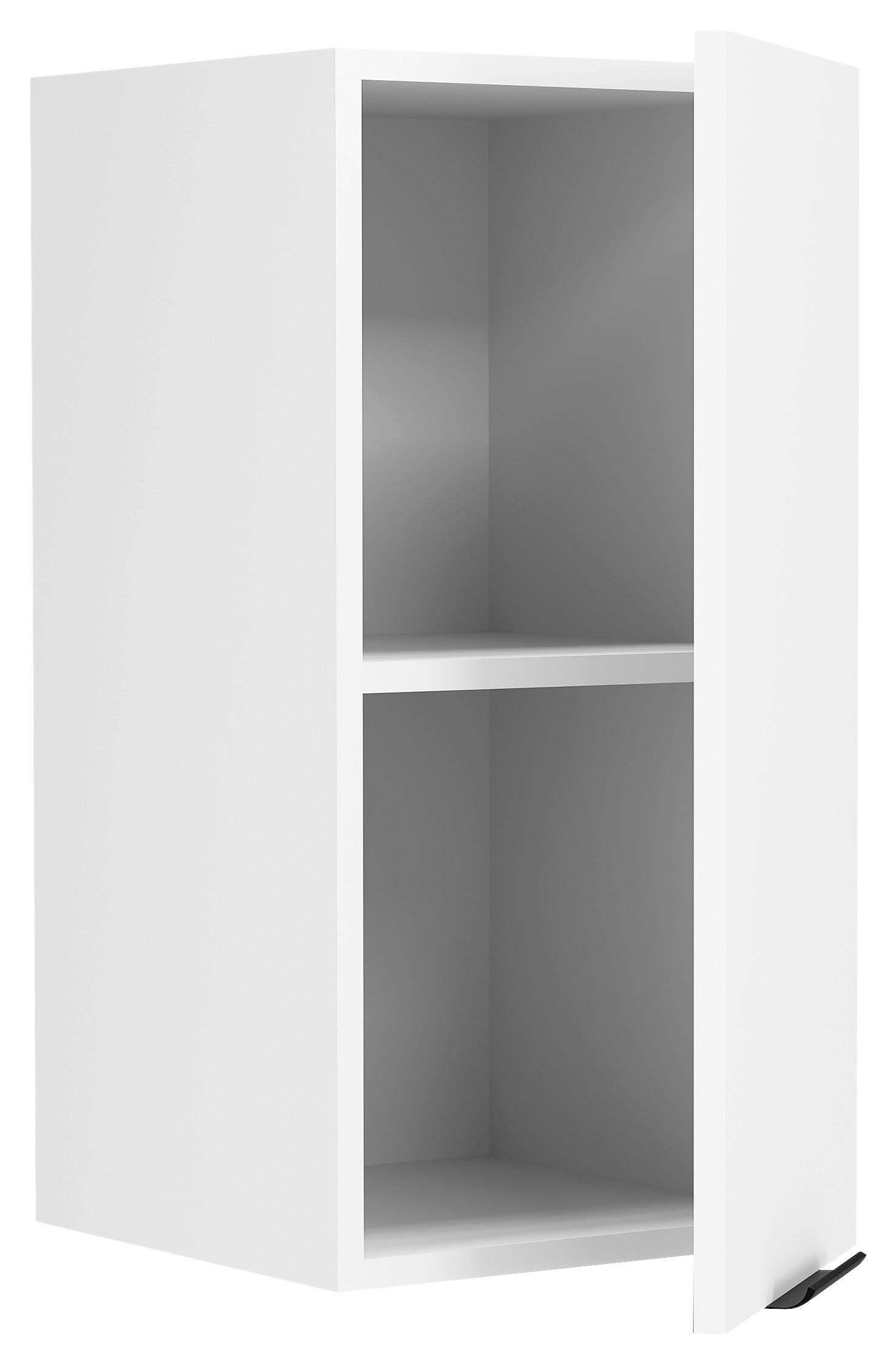 KÜCHENOBERSCHRANK 30/60/31 cm  in Weiß  - Schwarz/Weiß, Trend, Holzwerkstoff/Kunststoff (30/60/31cm) - MID.YOU