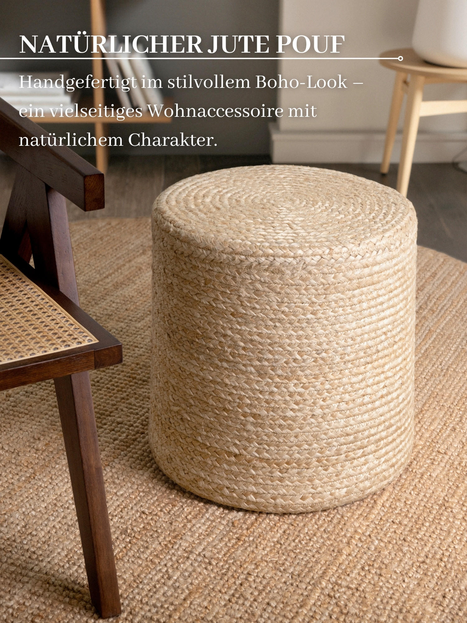 POUF Struktur Uni 40/40/40 cm  - Goldfarben, Basics, Textil (40/40/40cm)