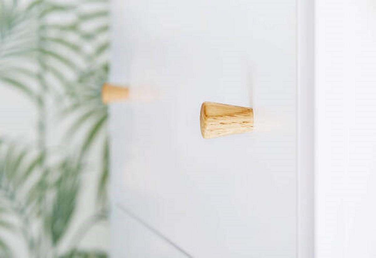 WICKELKOMMODE PINOLINO PAN Weiß, Naturfarben  - Eichefarben/Weiß, Design, Holz/Holzwerkstoff (100/100/56-78cm) - Pinolino