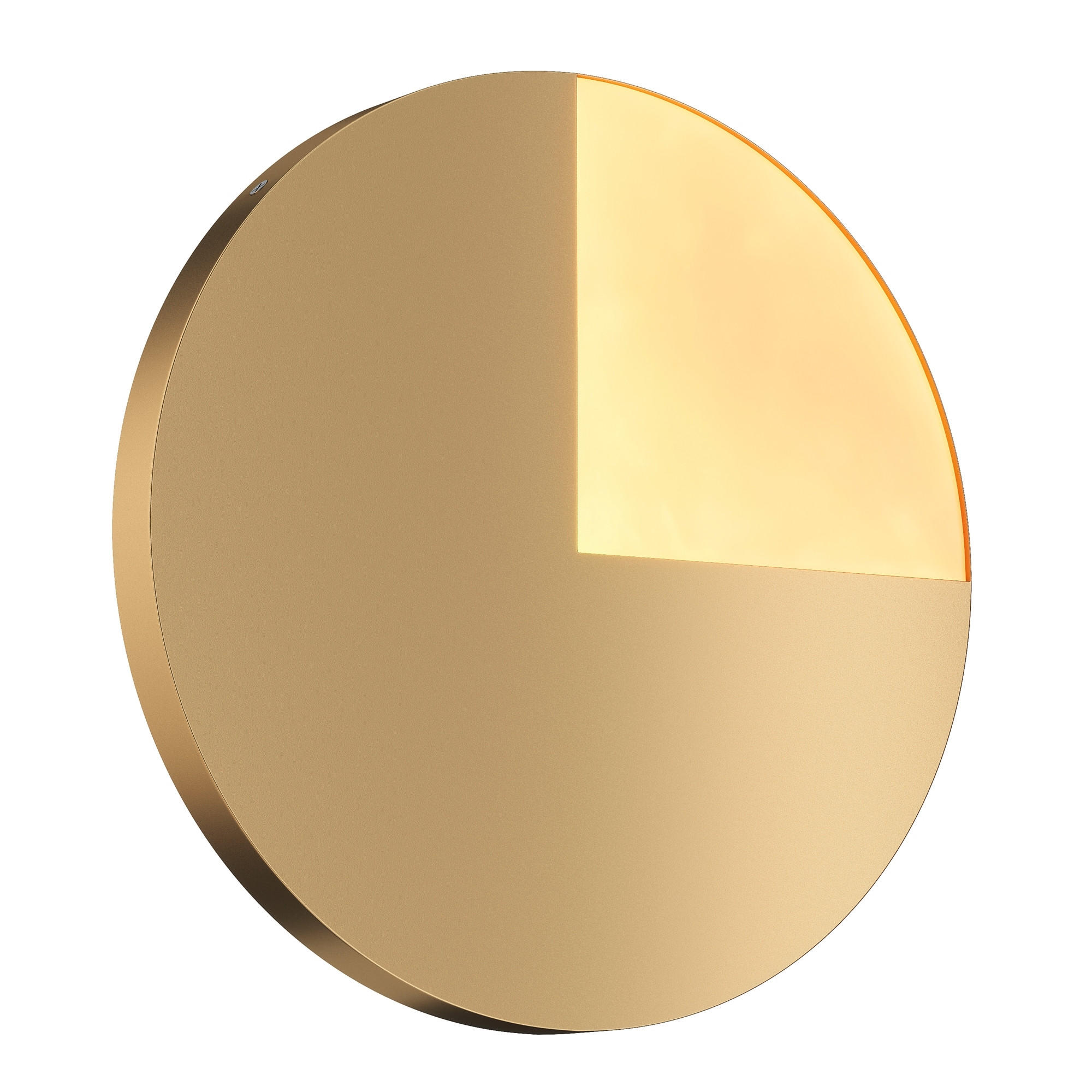 VÄGGLAMPA Modern 44,8/3,8 cm   - mässingsfärgad, Trend, metall (44,8/3,8cm) - MAYTONI
