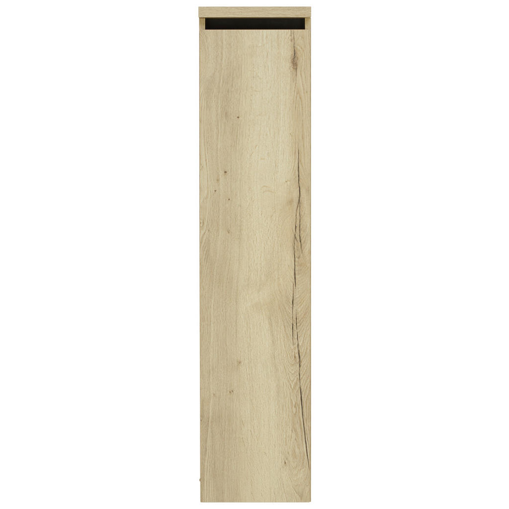 Thumbnail - Dieter Knoll Midischrank, Eiche, Glas, 4 Fächer, 30x133.8x30 cm, Goldenes M, Made in Germany, Beimöbel erhältlich, Badez...