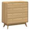 KOMMODE Cassie  in 80/88/39 cm  - Eichefarben/Naturfarben, Design, Holzwerkstoff (80/88/39cm) - MID.YOU