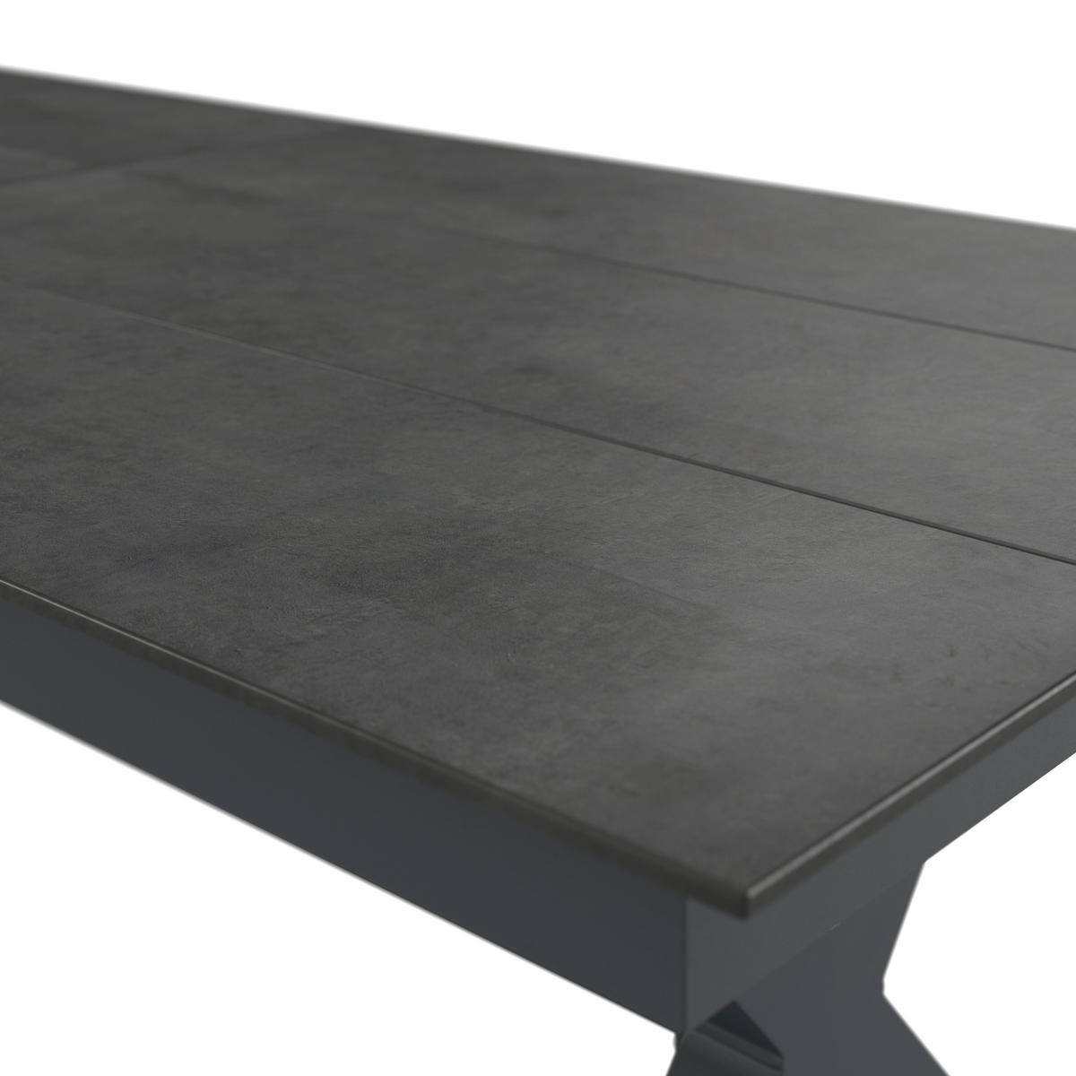 GARTENTISCH 240-315/99,6/75 cm  - Anthrazit/Grau, MODERN, Kunststoff/Metall (240-315/99,6/75cm) - Amatio