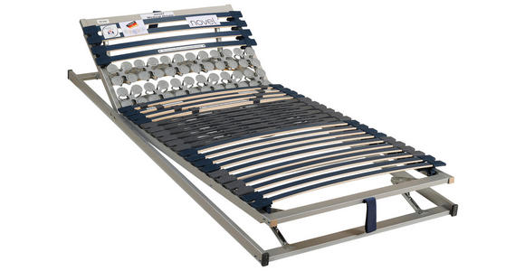 LATTENROST 100/220 cm  - Blau/Wengefarben, Basics, Holz/Kunststoff (100/220cm) - Novel