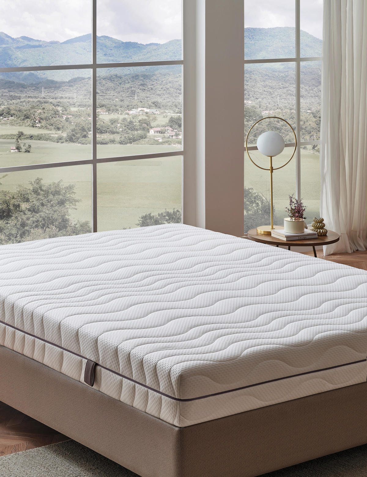 KOMFORTSCHAUMMATRATZE ROYAL COMFORT 7 160/200 cm Höhe ca. 22 cm 7 -Zonen - Weiß, Basics, Textil (160/200cm) - Yatas