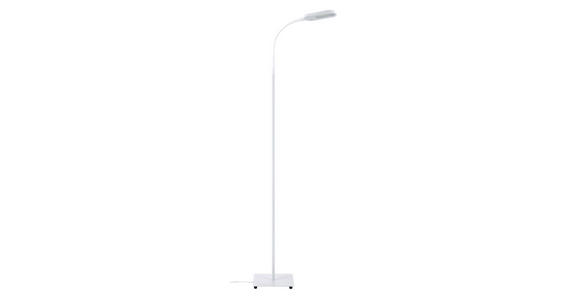 LED-STEHLEUCHTE 21/128 cm    - Weiß, Basics, Metall (21/128cm) - Novel