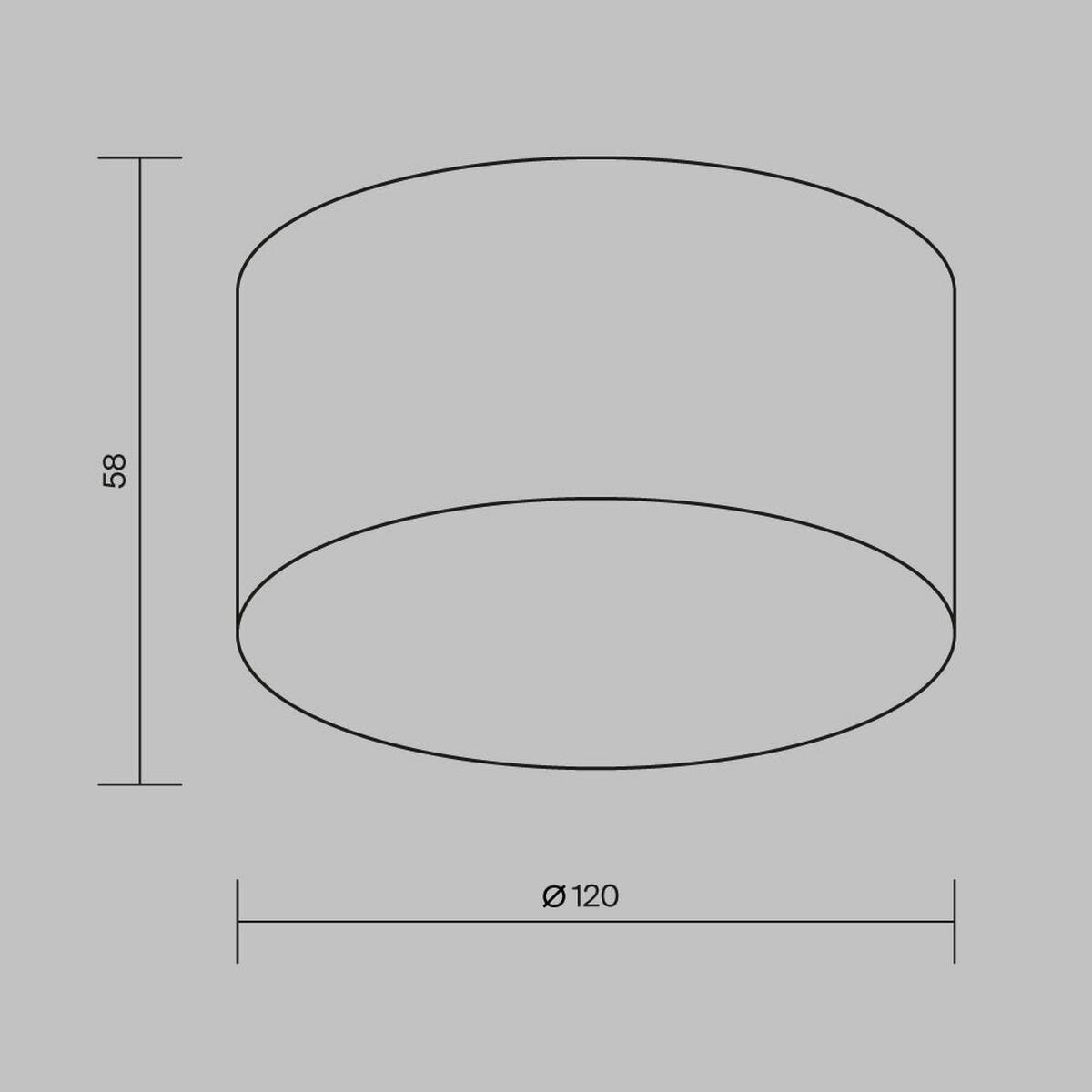 AUßENDECKENLEUCHTE - Schwarz, MODERN, Metall (12/5,8cm) - MAYTONI