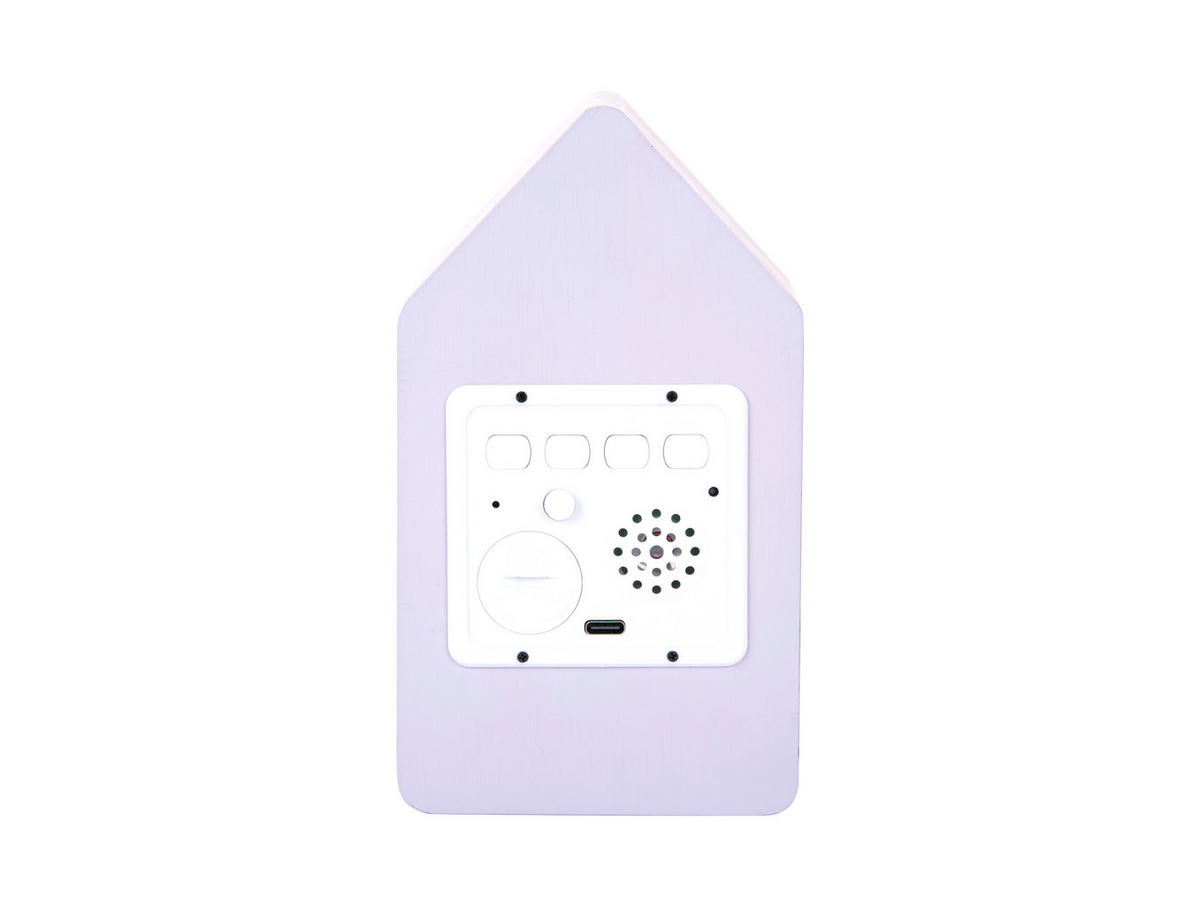 WECKER  Mauve  - Mauve, Basics, Holzwerkstoff (6/9/15.5cm) - Karlsson