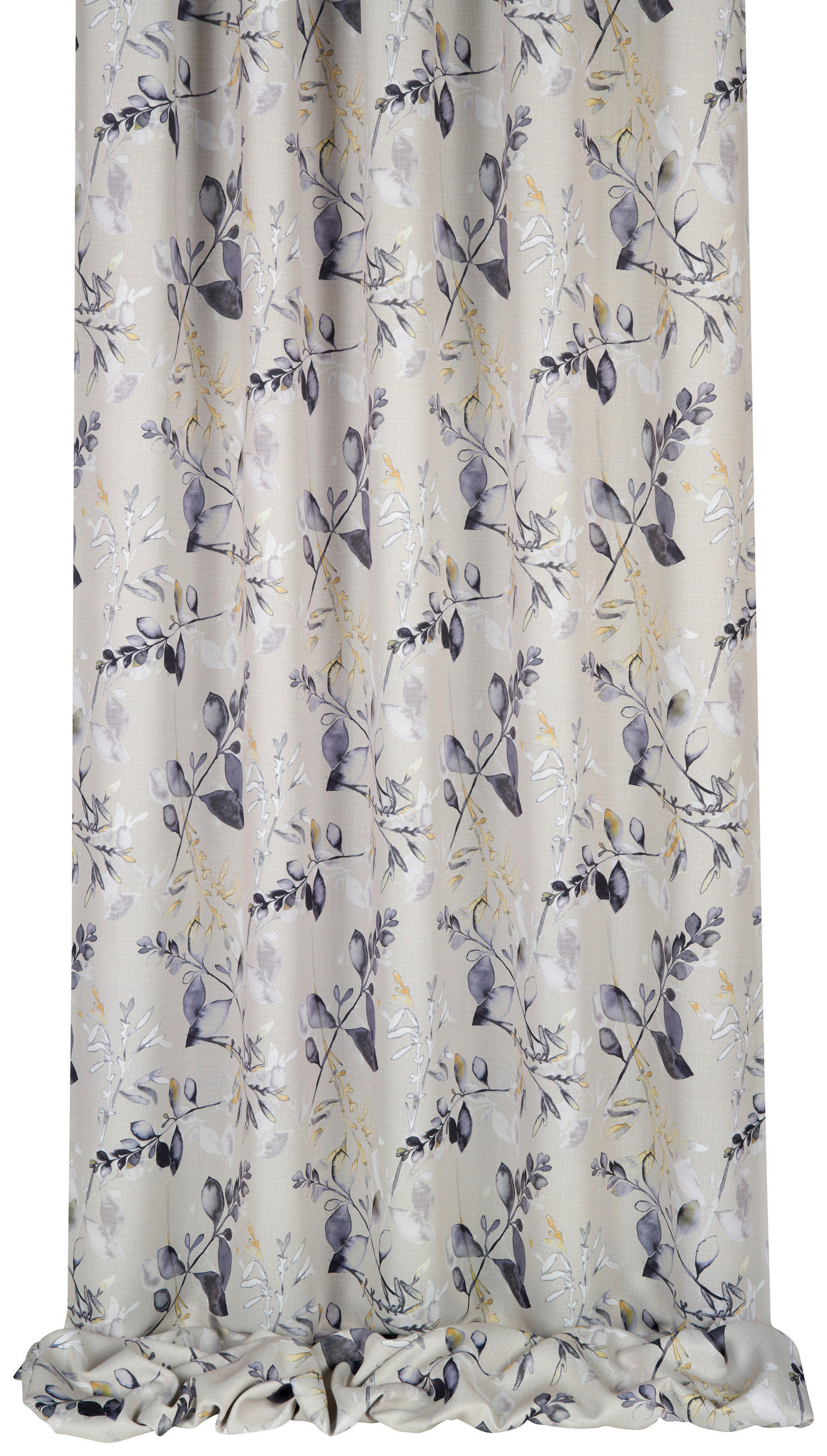 DEKORAČNÁ LÁTKA, zatemnenie, 150 cm - sivá/zlatá, Konventionell, textil (150cm) - Esposa