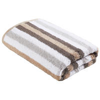 HANDTUCH Grau, Silberfarben, Weiß, Taupe, Beige  - Taupe/Beige, Basics, Textil (50/100cm) - Cawoe