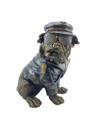 DEKOHUND - Schwarzbraun, Trend, Kunststoff (30.5/23/33cm)