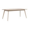 MATBORD ek Bianco rektangulär  utdragbar, finns i olika storlekar, finns i olika trädekorer  - ek Bianco, Klassisk, trä (190/90/75cm) - Rowico