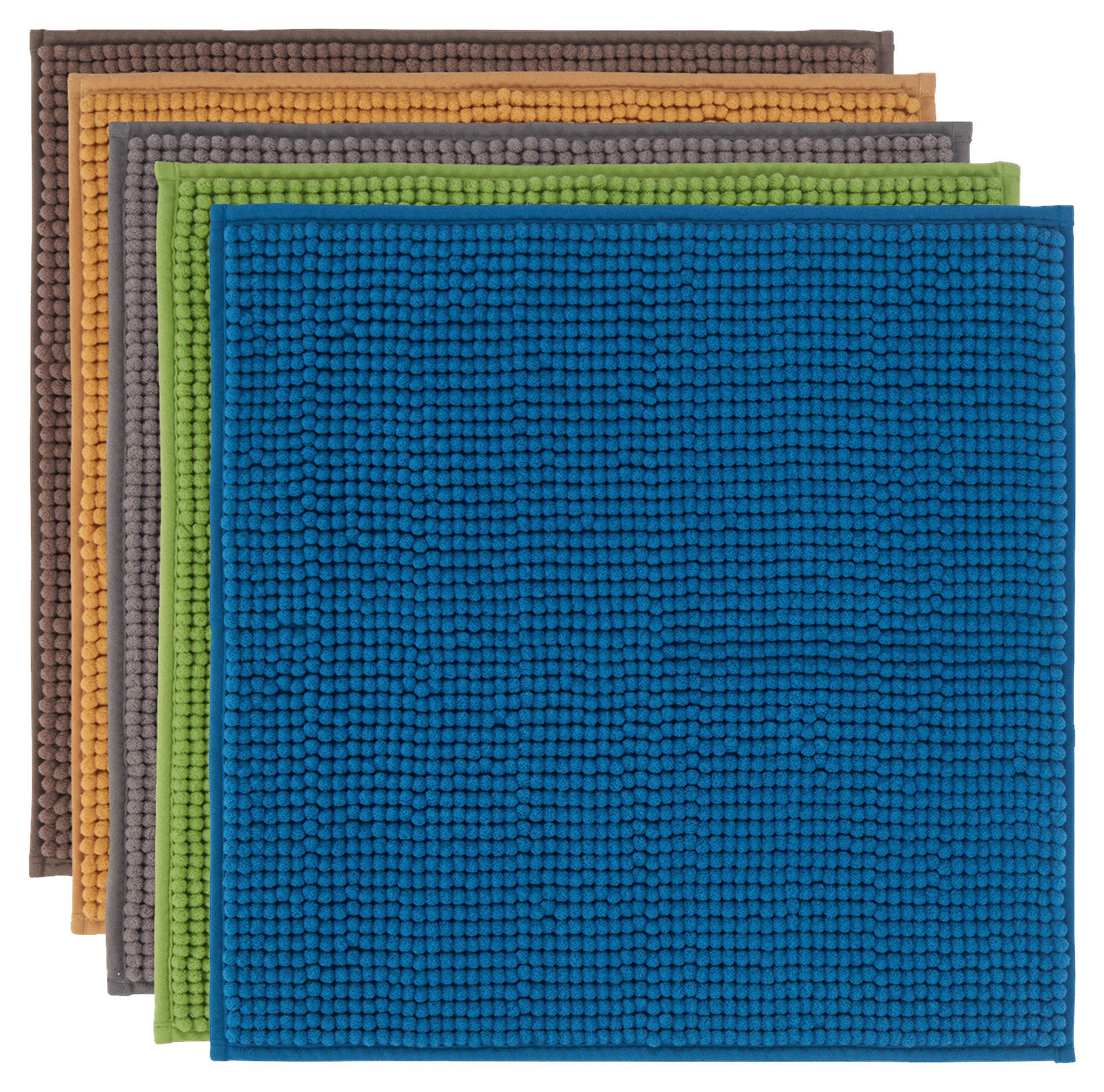 BADEMATTE  50/50 cm  Anthrazit   - Anthrazit, Basics, Textil (50/50cm) - Esposa