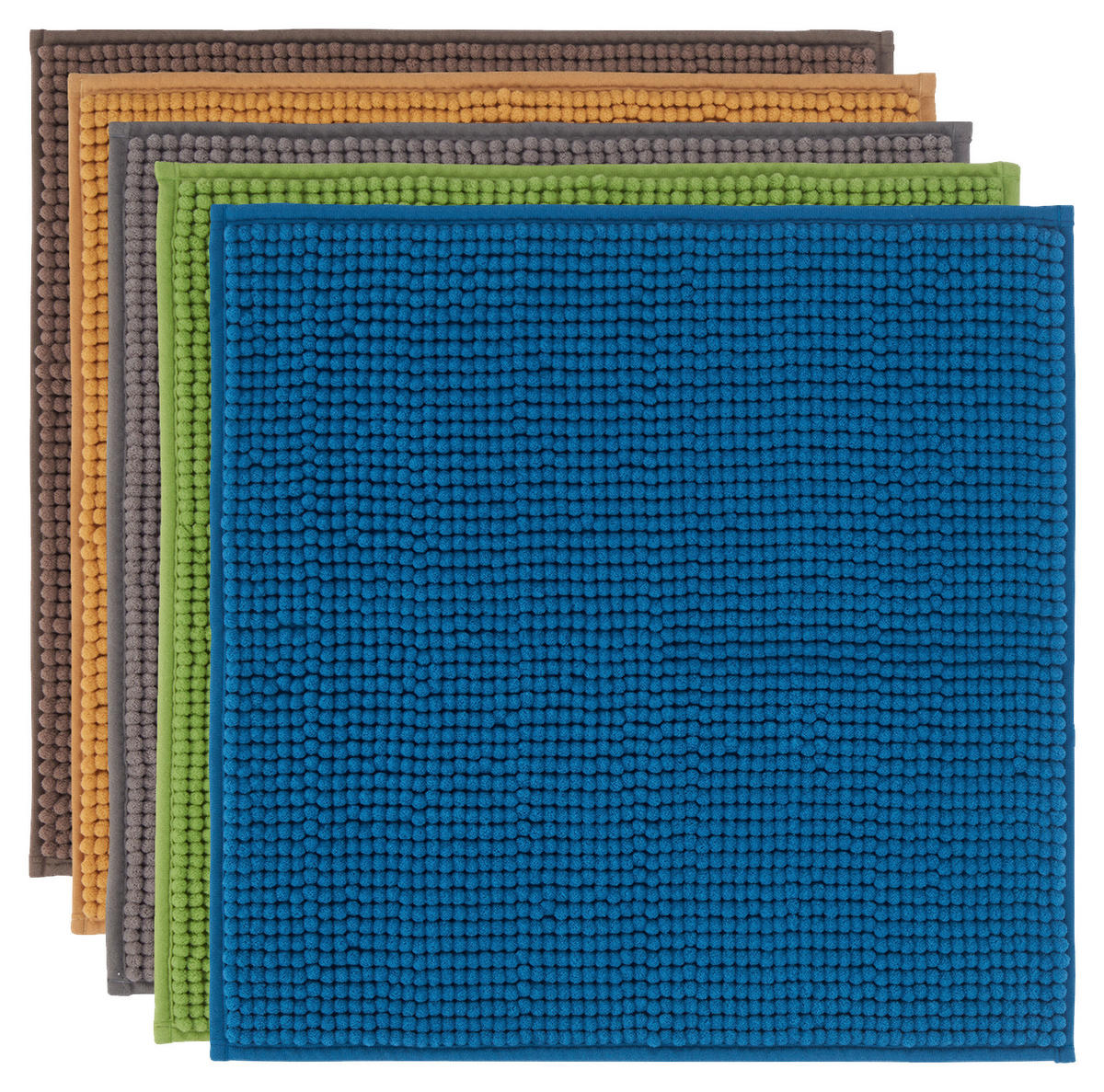 COVORAȘ DE BAIE  50/50 cm  antracit   - antracit, Basics, textil (50/50cm) - Esposa