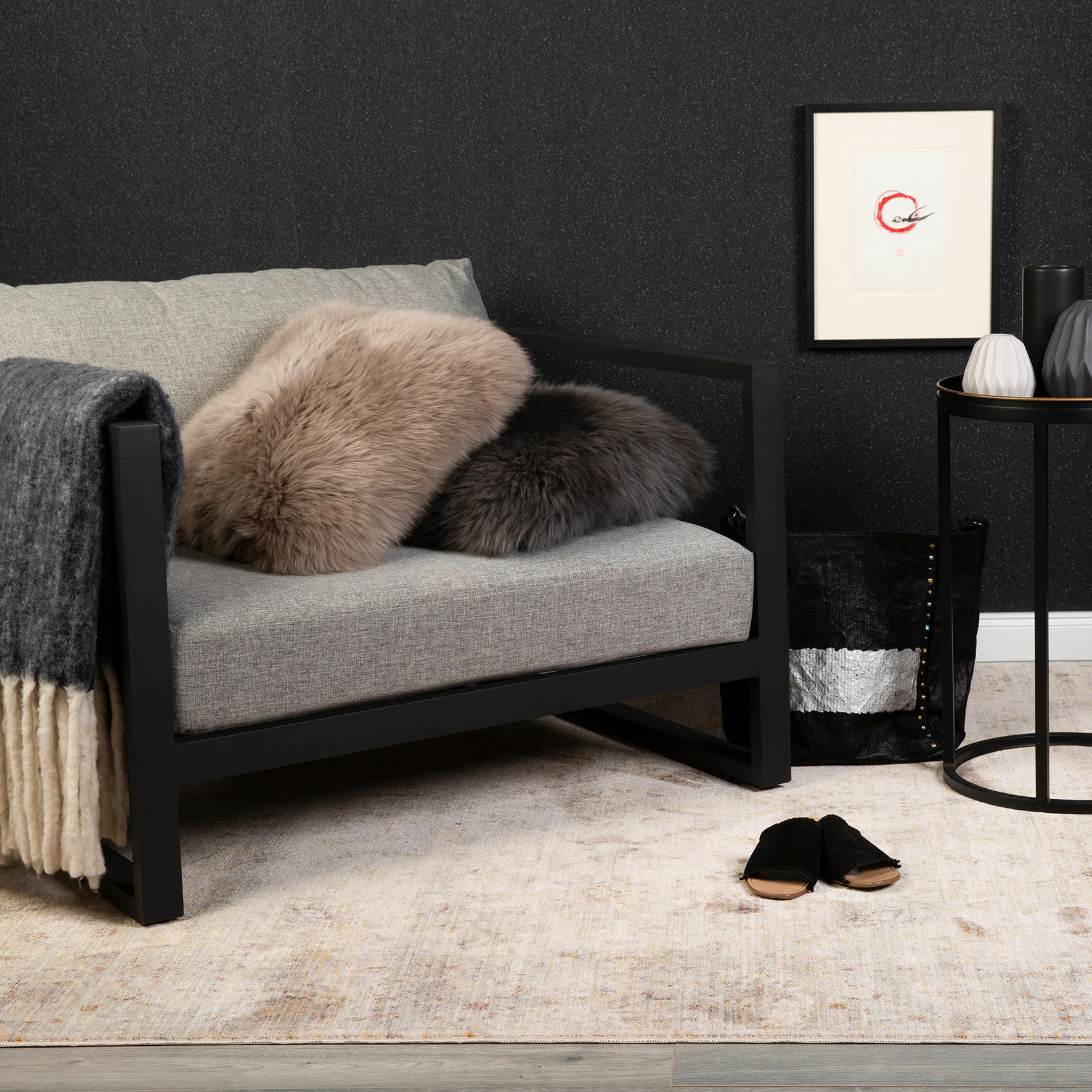 WEBTEPPICH 80/150 cm Beige  - Beige, Design, Textil (80/150cm) - Obsession