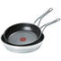 PFANNENSET 2-teilig - Edelstahlfarben/Schwarz, Design, Metall - Tefal PFANNENSET 2-teilig - Edelstahlfarben/Schwarz, Design, Metall - Tefal