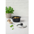 KOCHTOPF Turin 1,05 L  - Klar/Edelstahlfarben, KONVENTIONELL, Glas/Kunststoff (16/8,5cm) - Homeware Profession.