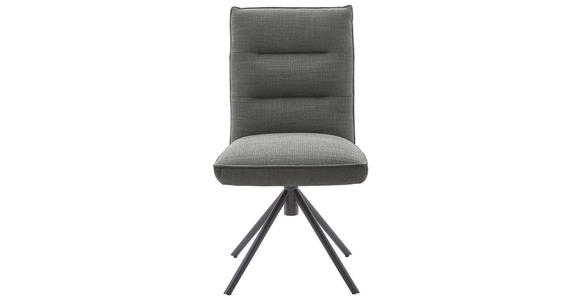 STUHL DREHBAR 360° - Schwarz/Grau, Design, Textil/Metall (49/93/59cm) - Dieter Knoll