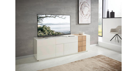 LOWBOARD QUADRA QUADRA Eichefarben 210/66/52 cm - Eichefarben, Design, Holz/Holzwerkstoff (210/66/52cm) - Ambiente