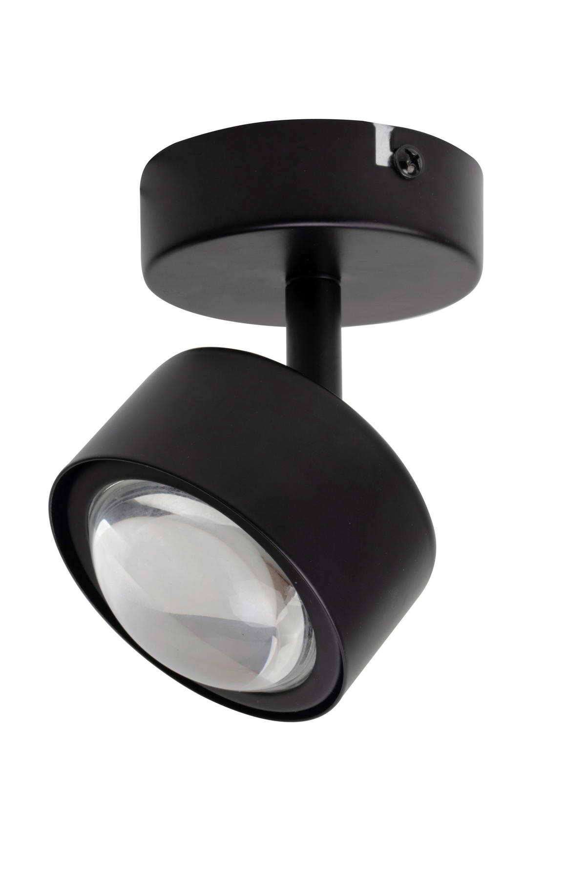 LED-STRAHLER Puk 8/10,8 cm   - Schwarz, Design, Metall (8/10,8cm) - Novel