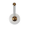 WANDLEUCHTE - Transparent, Konventionell, Glas (55.5/28/5cm)