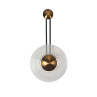 WANDLEUCHTE - Transparent, Konventionell, Glas (55.5/28/5cm)