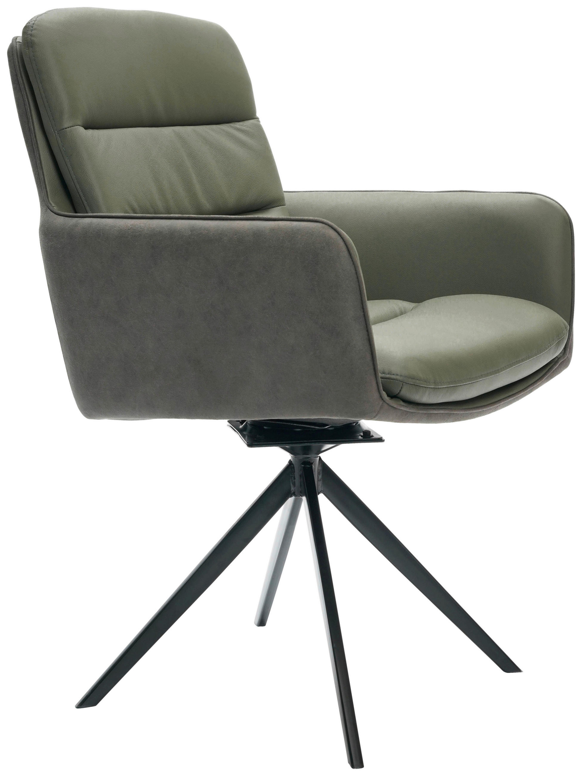 Novel Armlehnstuhl Anthrazit, Grün 58x89x67 cm