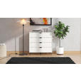 KOMMODE  in 93/90/40 cm  - Schwarz/Weiß, Basics, Holzwerkstoff/Metall (93/90/40cm) - Carryhome