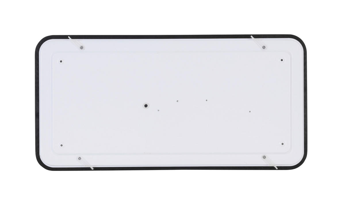 PLAFONIERĂ CU LED - alb/negru, Basics, plastic/metal (66/33/5,5cm) - Novel