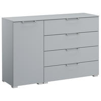SIDEBOARD 120/81/42 cm Grau  - Silberfarben/Alufarben, Design, Holzwerkstoff/Kunststoff (120/81/42cm) - Novel