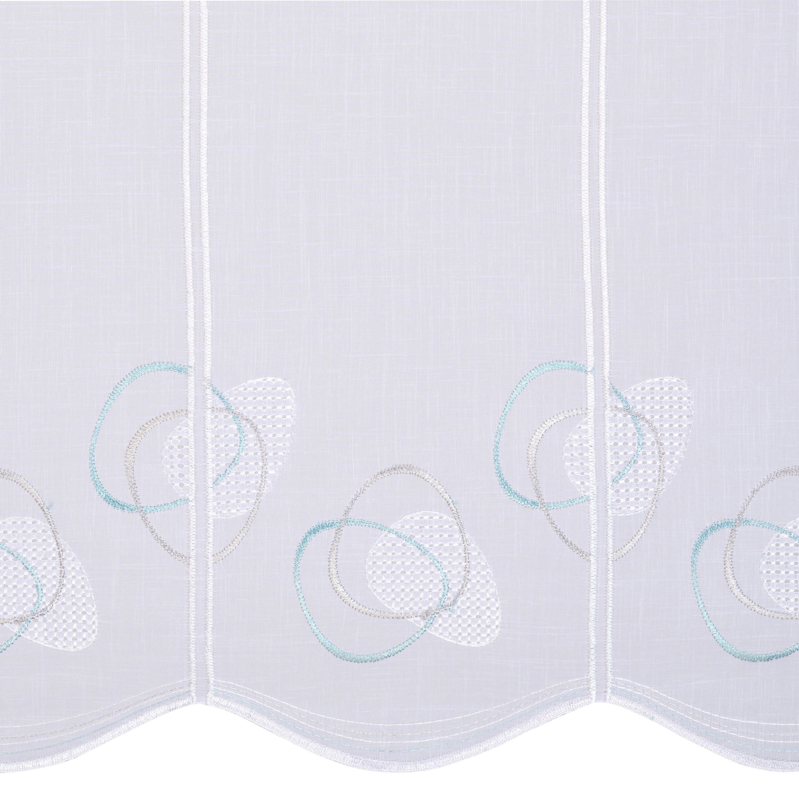 KRÁTKA ZÁCLONA, polopriehľadné, 60 cm - mätovozelená, Konventionell, textil (60cm) - Esposa