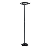 LED-STEHLEUCHTE 45/185 cm    - Schwarz, Design, Metall (45/185cm) - Hell