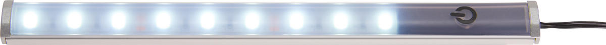 LICHTLEISTE 20/1,5/1,5 cm   - Alufarben, Design, Kunststoff (20/1,5/1,5cm) - Hom`in