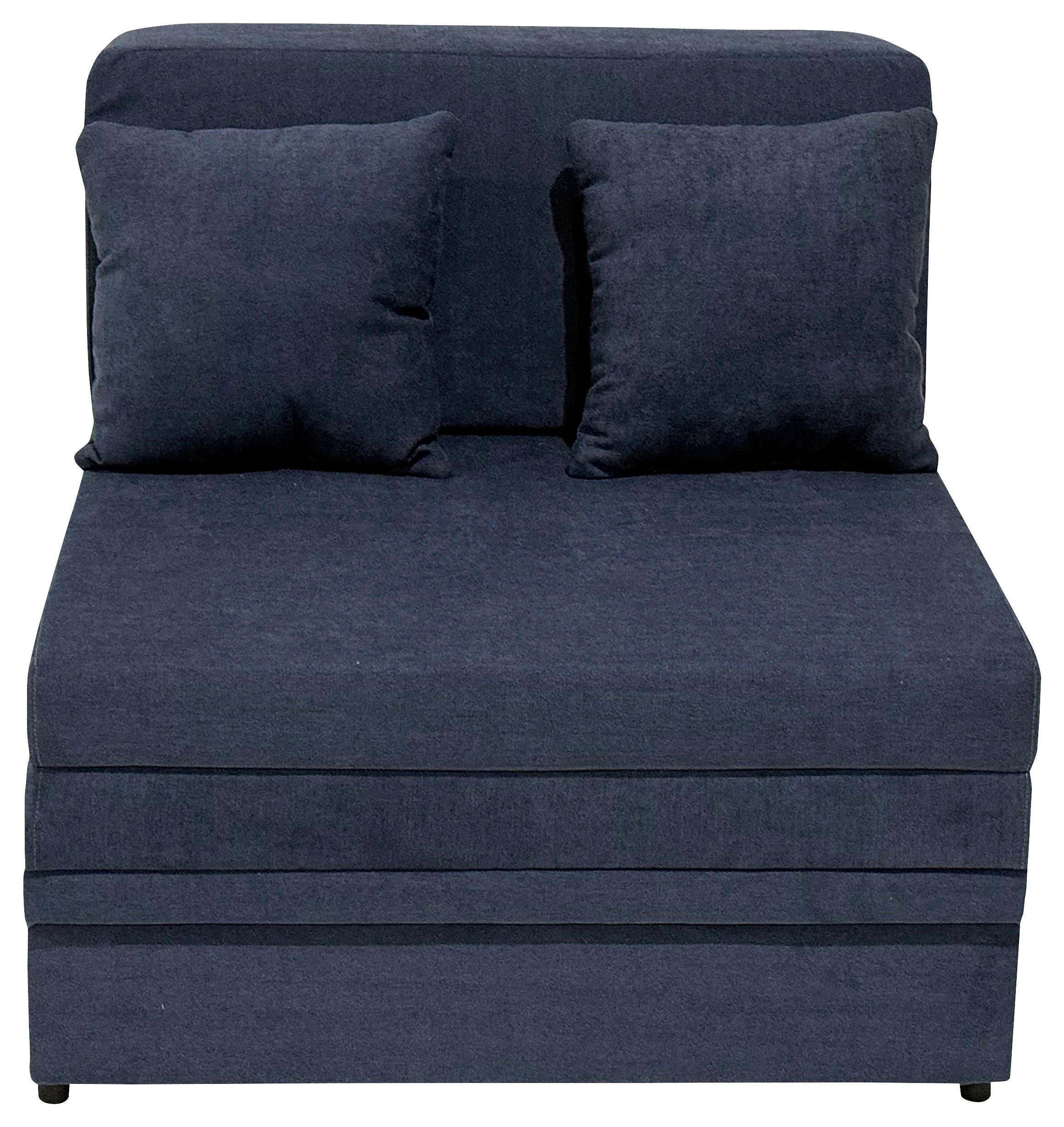 FOTELJ S FUNKCIJO LEŽIŠČA,  modra tekstil - modra, Moderno, tekstil (90/100/90cm) - Carryhome