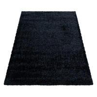 HOCHFLORTEPPICH 240/340 cm Brilliant 4200 schwarz Schwarz  - Schwarz, Basics, Textil (240/340cm) - Novel