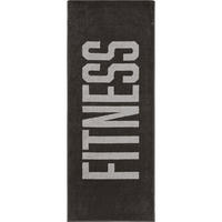 RUČNIK ZA TUŠIRANJE 130/50 cm  siva, crvena   Fitnesstuch  - siva/crvena, Konvencionalno, tekstil (130/50cm) - Cawoe