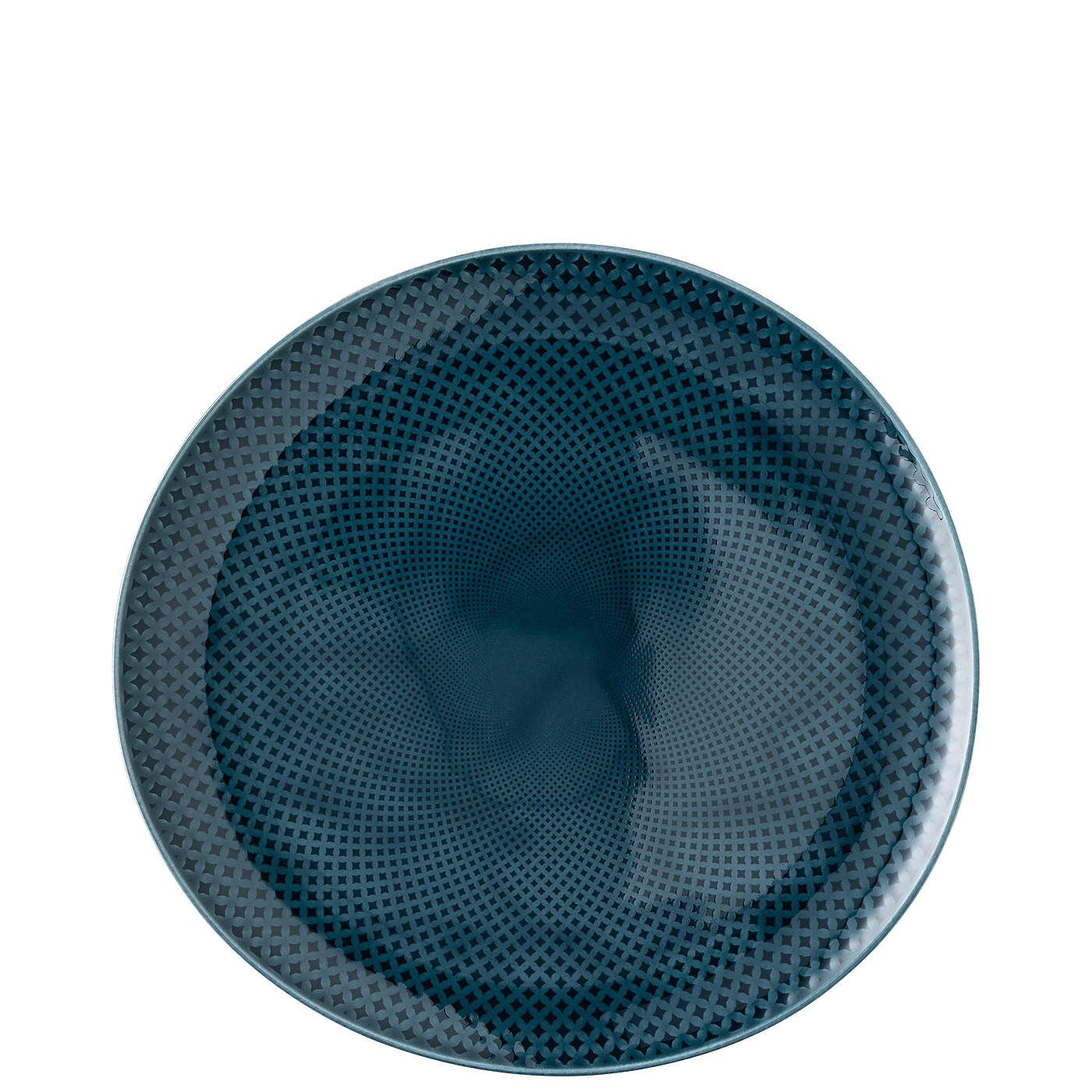 SPEISETELLER Blau Junto Ocean Blue - Blau, LIFESTYLE, Keramik (26,9/25,9/2,2cm) - Rosenthal