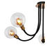 LED-DECKENLEUCHTE - Klar/Goldfarben, LIFESTYLE, Glas/Metall (128/65cm) LED-DECKENLEUCHTE - Klar/Goldfarben, LIFESTYLE, Glas/Metall (128/65cm)