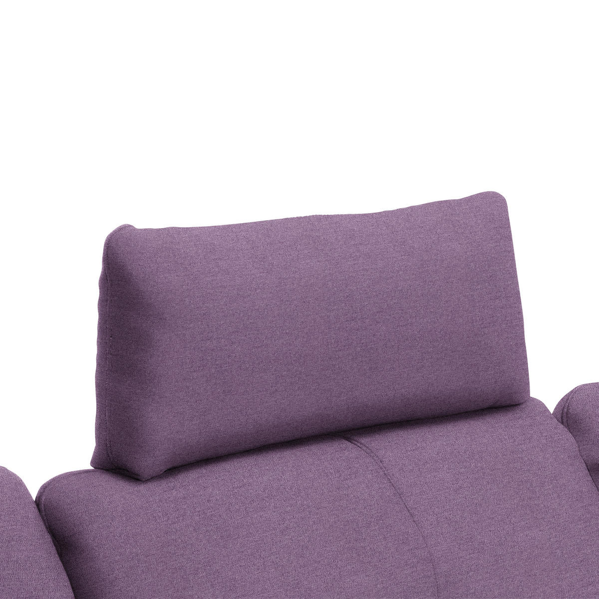 ECKSOFA in Webstoff Lila  - Lila/Schwarz, Design, Textil/Metall (301/179cm) - Chilliano