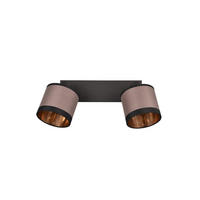 STRAHLER - Taupe/Goldfarben, Konventionell, Textil/Metall (38/21,5/16,5cm)