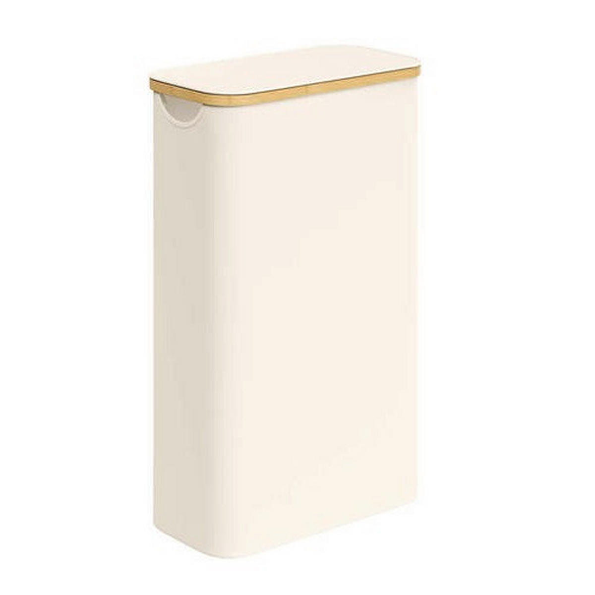 WÄSCHEKORB - Creme, Trend, Naturmaterialien/Kunststoff (42/70,5/22,5cm) - Boxxx