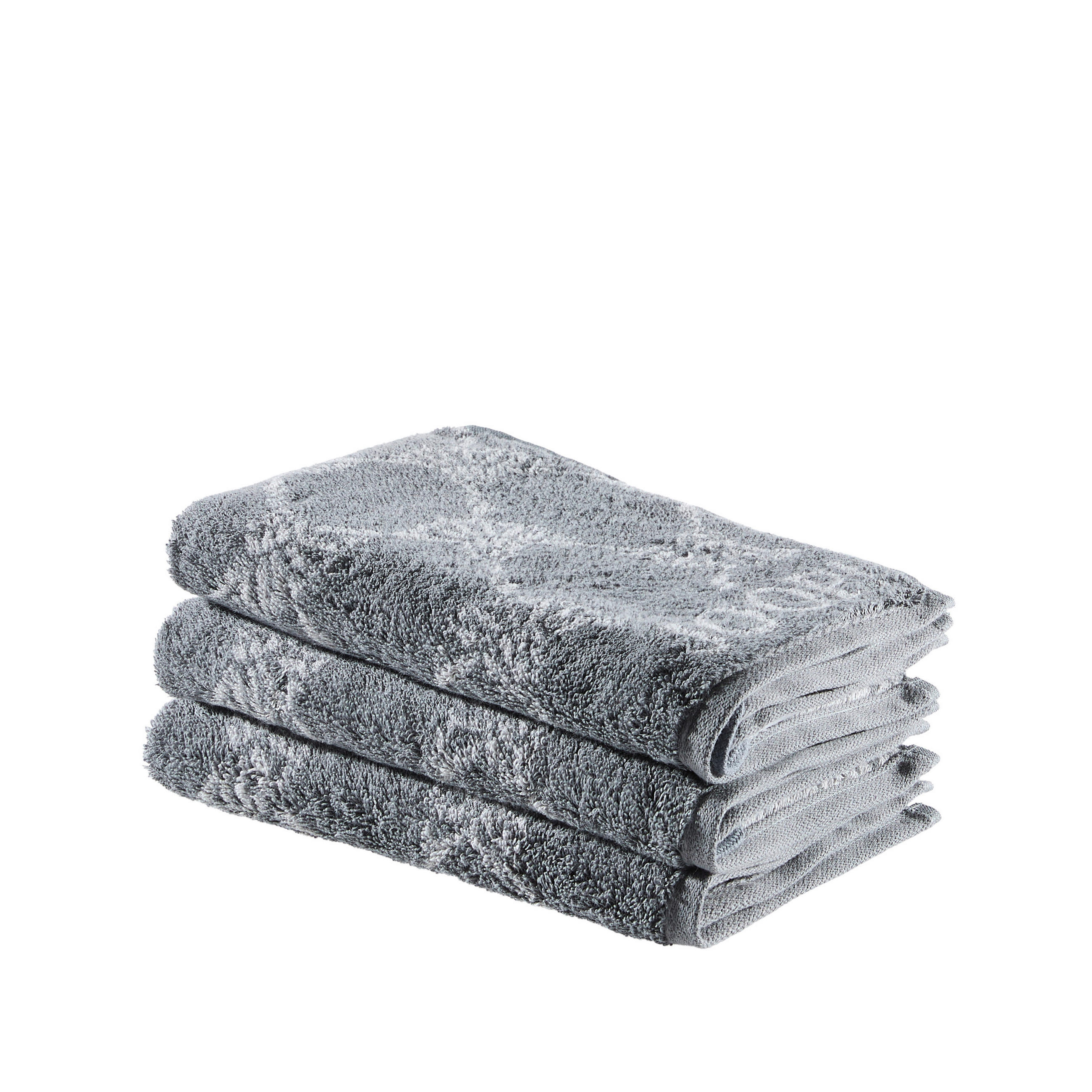 FROTTIERSET Anthrazit 3-teilig  - Anthrazit, Basics, Textil - Joop!