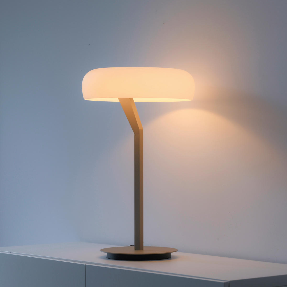 LED-TISCHLEUCHTE - Schwarz/Bronzefarben, Basics, Glas/Kunststoff (35/35/58cm) - Paul Neuhaus