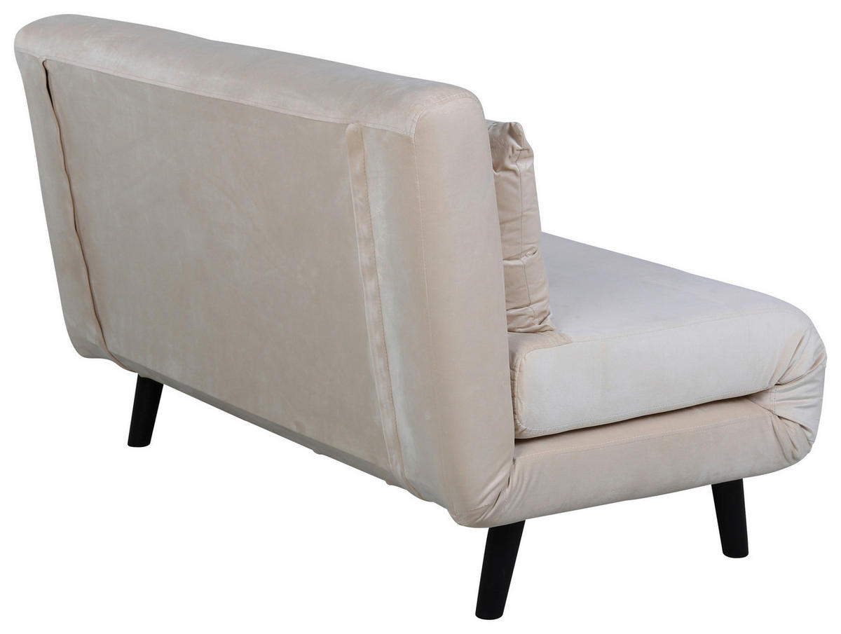 SCHLAFSOFA in Textilgeflecht Creme  - Creme, Design, Textil/Metall (120/88/80cm) - Livetastic