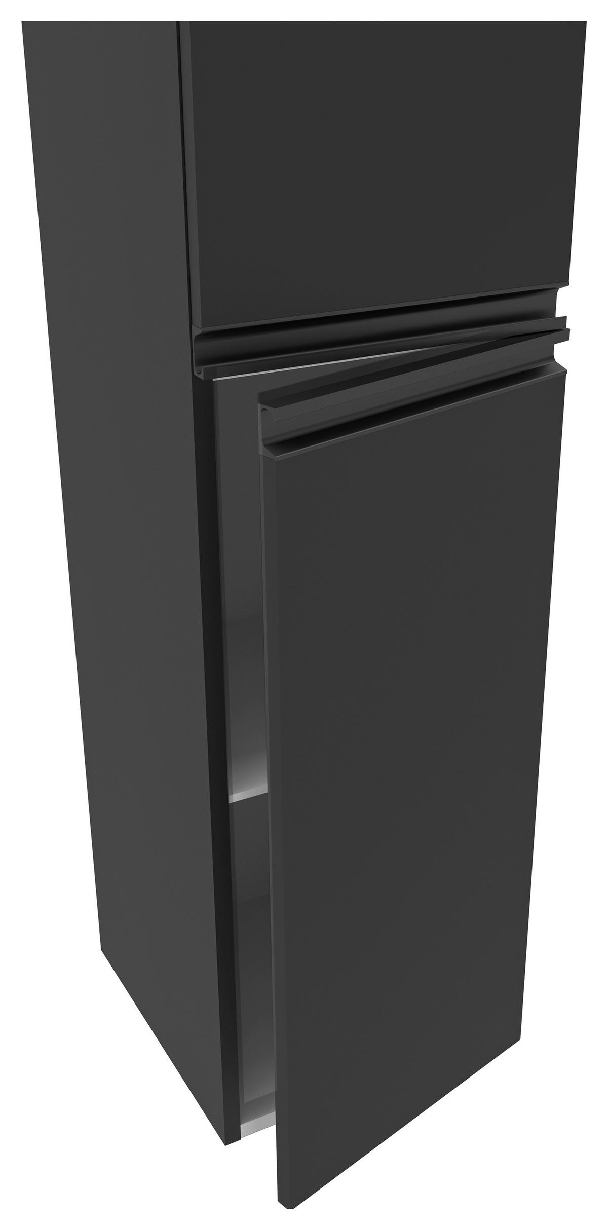 MIDISCHRANK 40/170/40 cm  - Schwarz, MODERN, Holzwerkstoff/Metall (40/170/40cm) - MID.YOU
