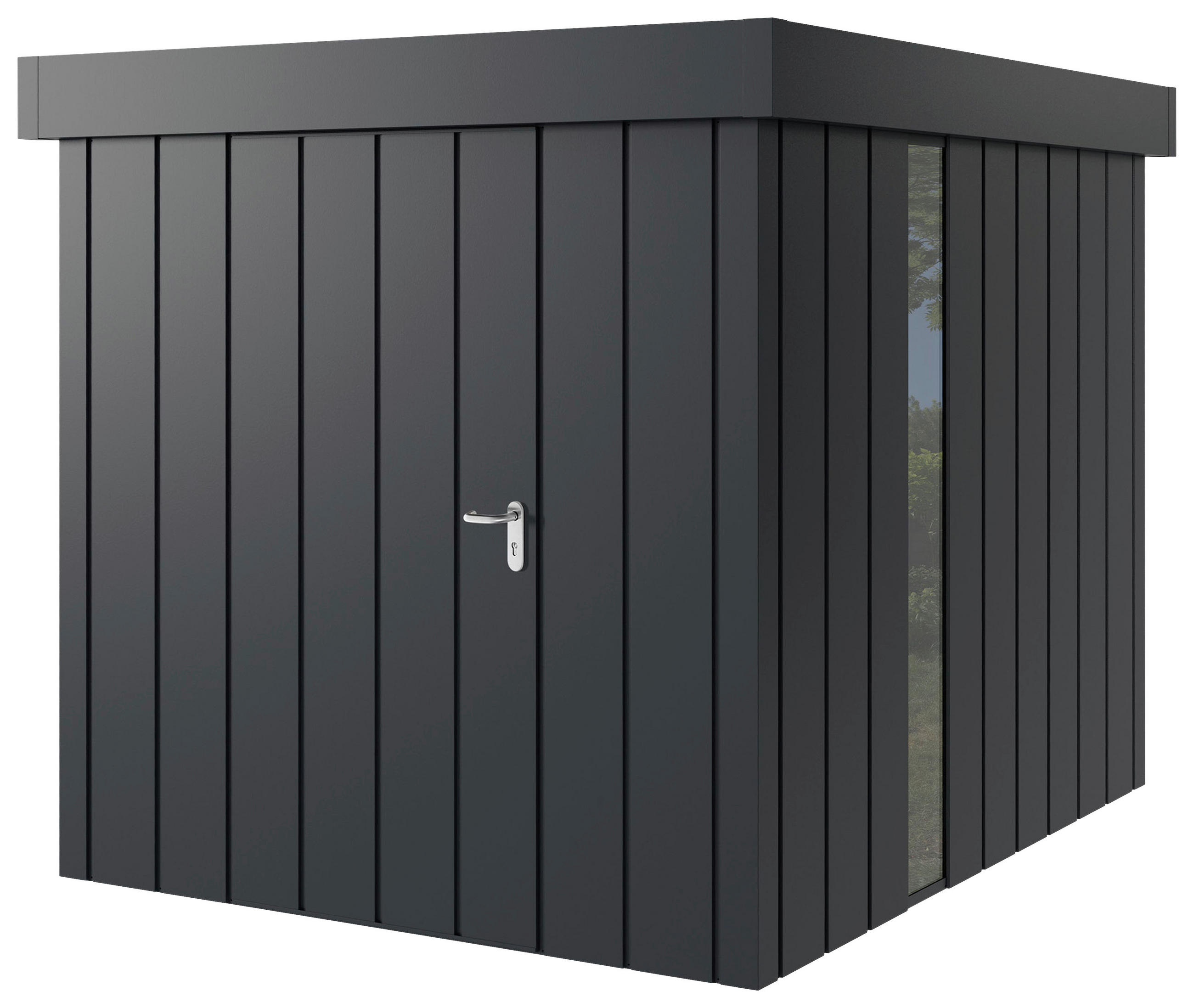 GERÄTEHAUS 229/220/277 cm  - Anthrazit, Basics, Metall (229/220/277cm)