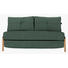 SCHLAFSOFA in Holz, Metall, Textil Grün - Eichefarben/Grün, MODERN, Holz/Textil (147/67/96cm) - Innovation SCHLAFSOFA in Holz, Metall, Textil Grün - Eichefarben/Grün, MODERN, Holz/Textil (147/67/96cm) - Innovation