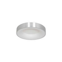 LED-DECKENLEUCHTE Ringlede 30/9 cm   - Silberfarben, KONVENTIONELL, Kunststoff/Metall (30/9cm)