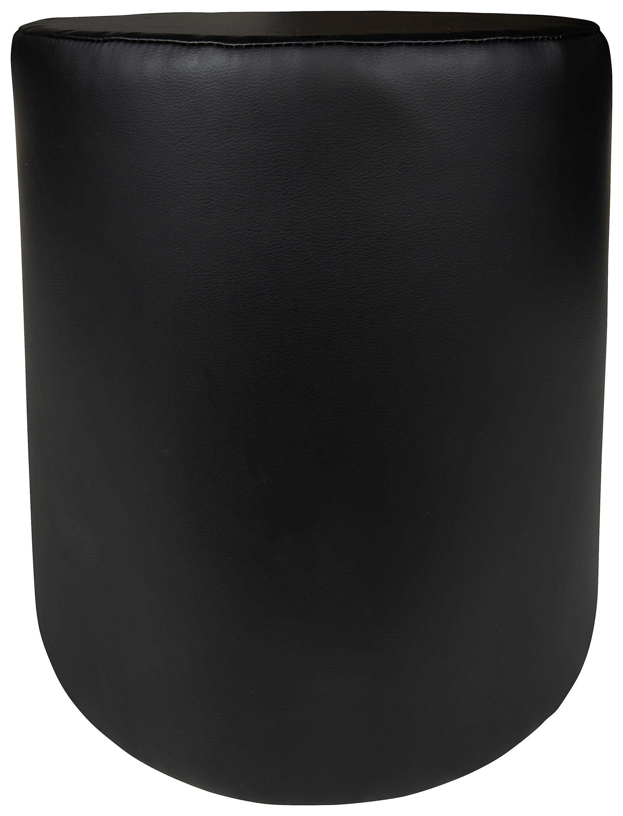 TABURE KOCKA, umetna masa, karton, leseni material  - črna, Moderno, umetna masa/karton (40/40/40cm) - Carryhome