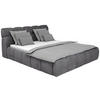 POLSTERBETT 180/200 cm  in Anthrazit  - Anthrazit/Schwarz, Design, Kunststoff/Textil (180/200cm) - Esposa